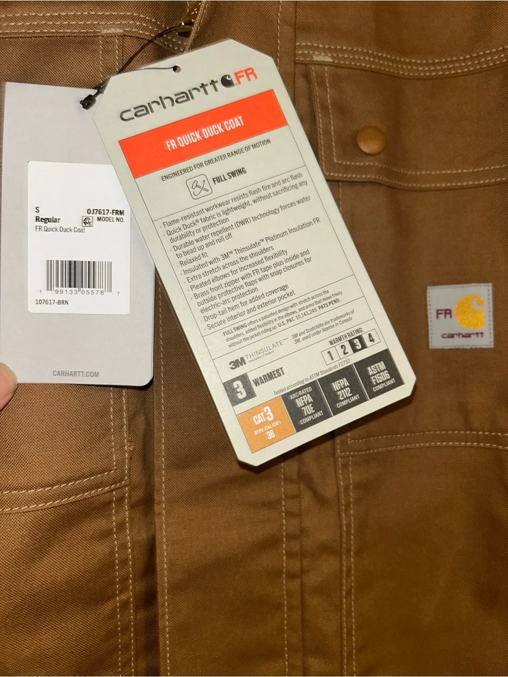 Carhartt Brown Duck Canvas Field Jacket